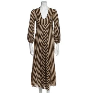 Zimmermann Striped Midi Length Dress